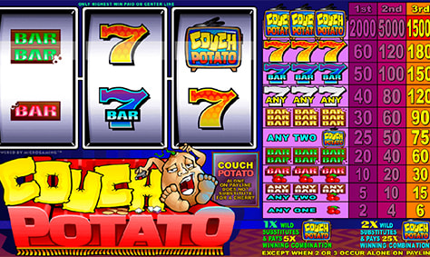 Paytable & Symbols of Couch Potato Online Slot Game