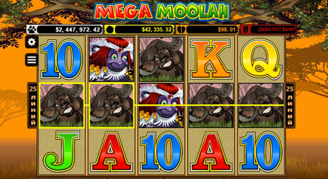 The Mega Moolah Online Slot Game