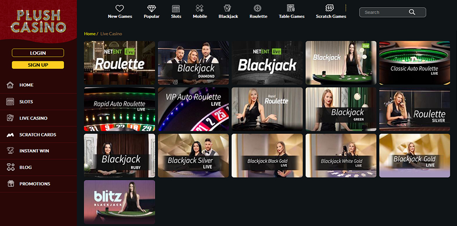 Review of the Plush Casino Casino Online Platform in the UK