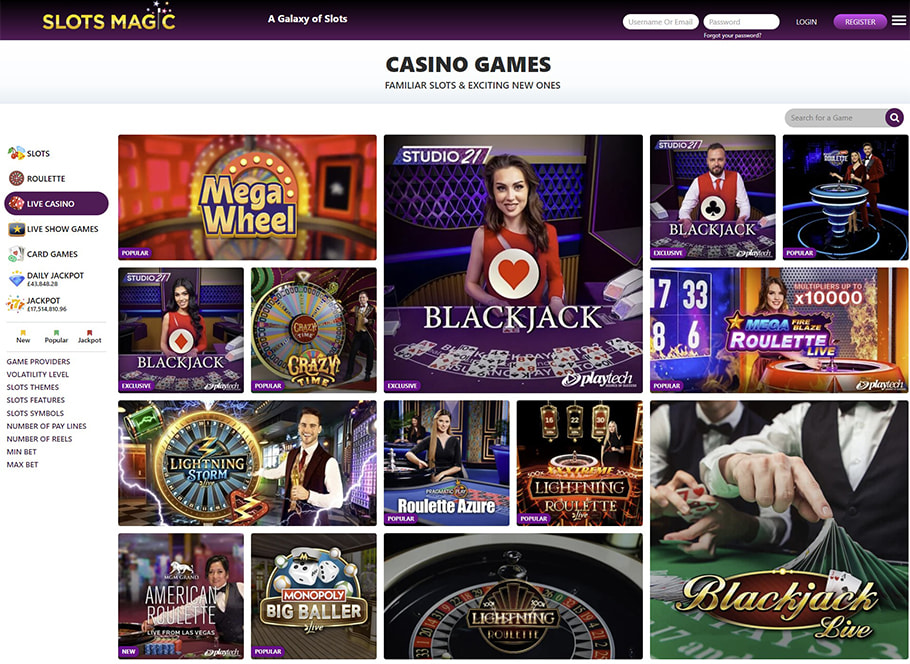 Review of the SlotsMagic Casino Online Platform in the UK